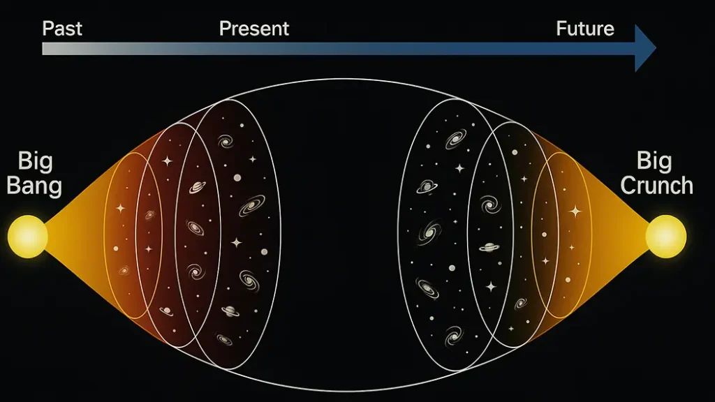 ब्रह्मांड का अंत: महा-संकुचन और लिपटे हुएपन्ने (The End of Universe: The Big Crunch & The Folding of the Scroll)