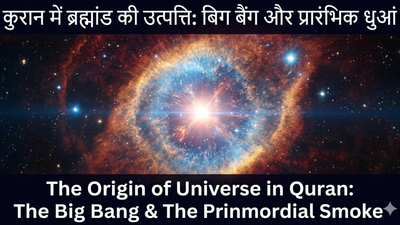 ब्रह्मांड की उत्पत्ति: महाविस्फोट और प्रारंभिक धुआं (Origin of Universe in Quran: The Big Bang & The Primordial Smoke)